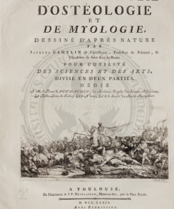 GAMELIN: Nouveau recueil d’ostéologie et de myologie