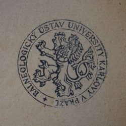 Balneologický ústav Univerzity Karlovy v Praze – vlastnické razítko